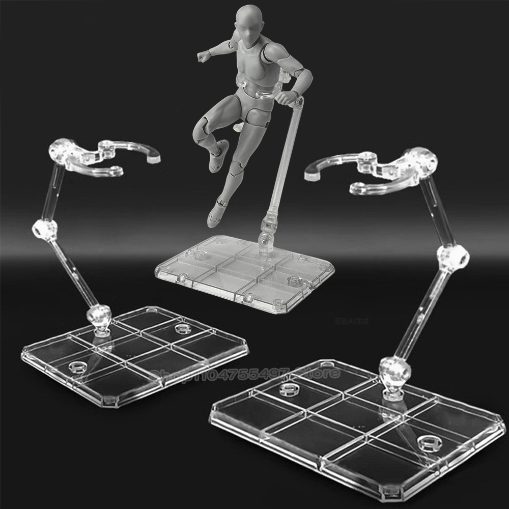 Action Figure Stand - Прозрачная акриловая подставка для фигурок, сборная,