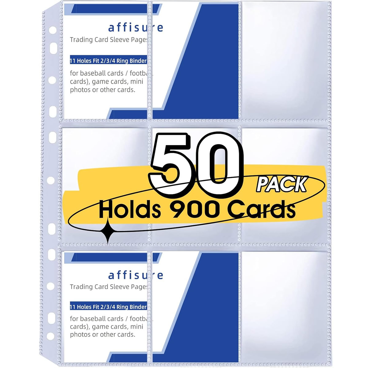 Trading Card Binder - Набор из 50 пакетов с 9