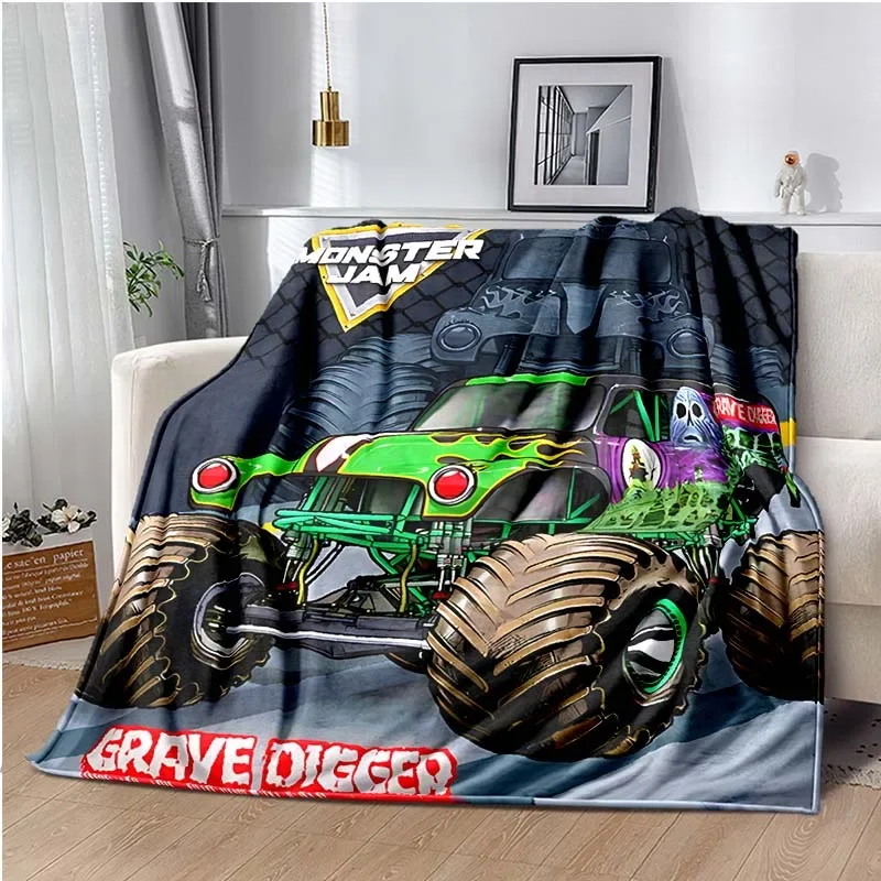 Плед Monster Jam Grave Digger  – обзор и цена Hot Wheels Car Monster Trucks