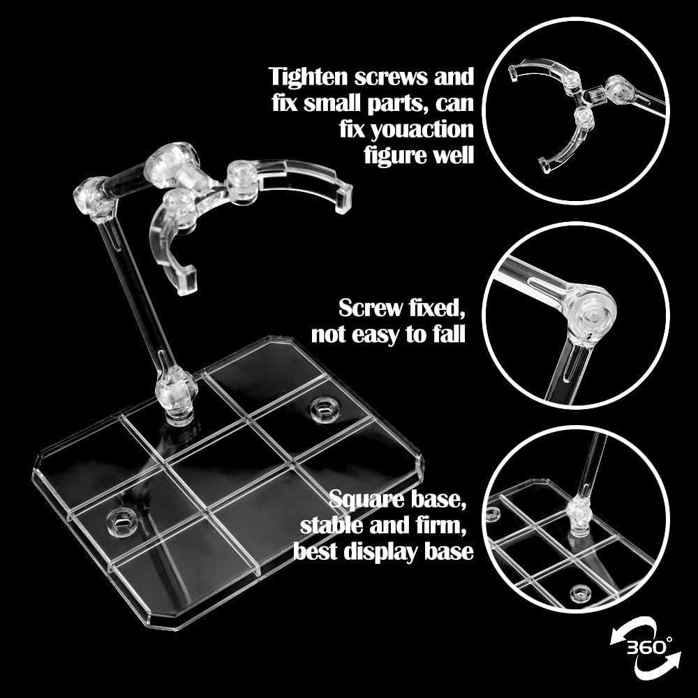 Прозрачная акриловая подставка – обзор и цена Action Figure Stand